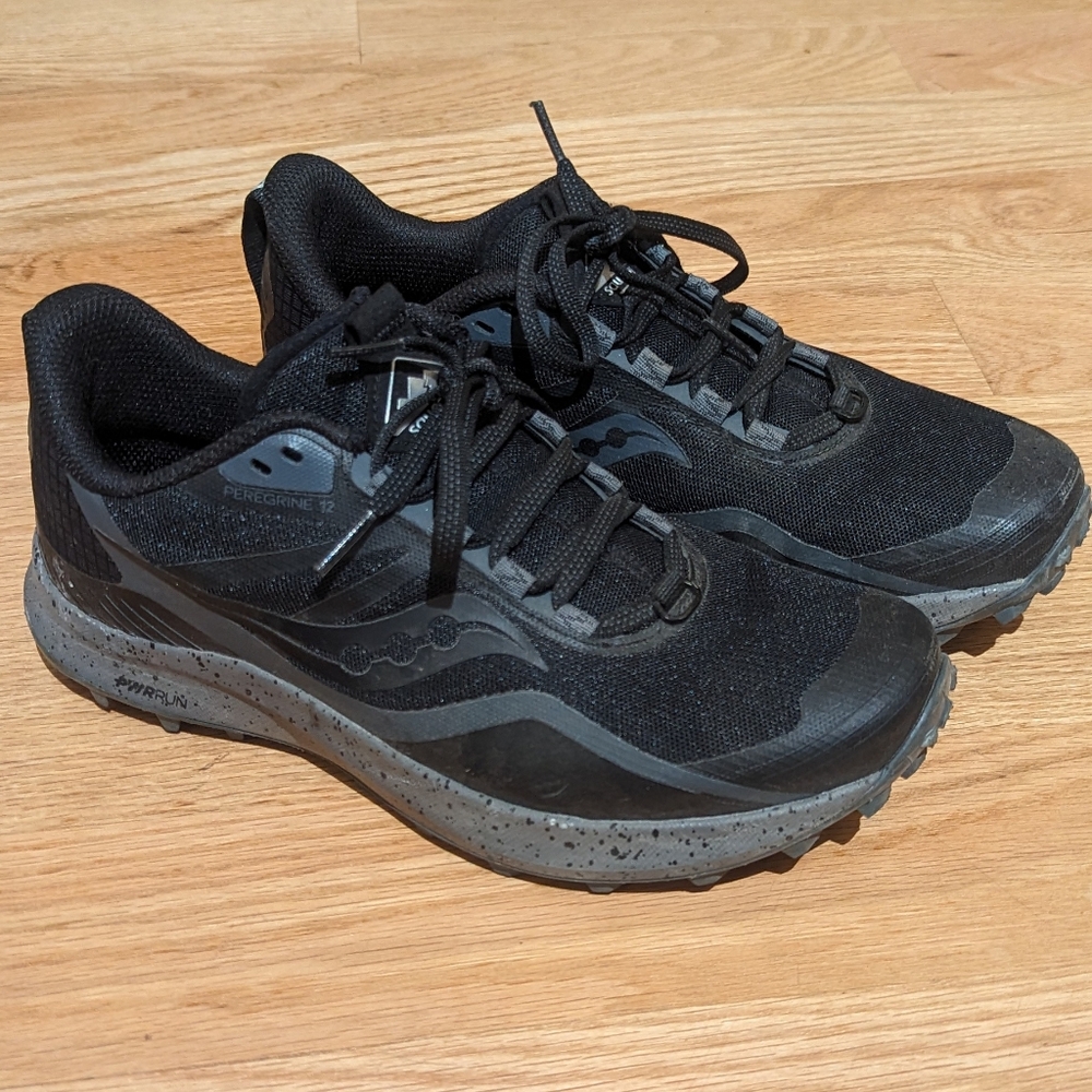 Back Saucony Trail Shoes- Peregrine